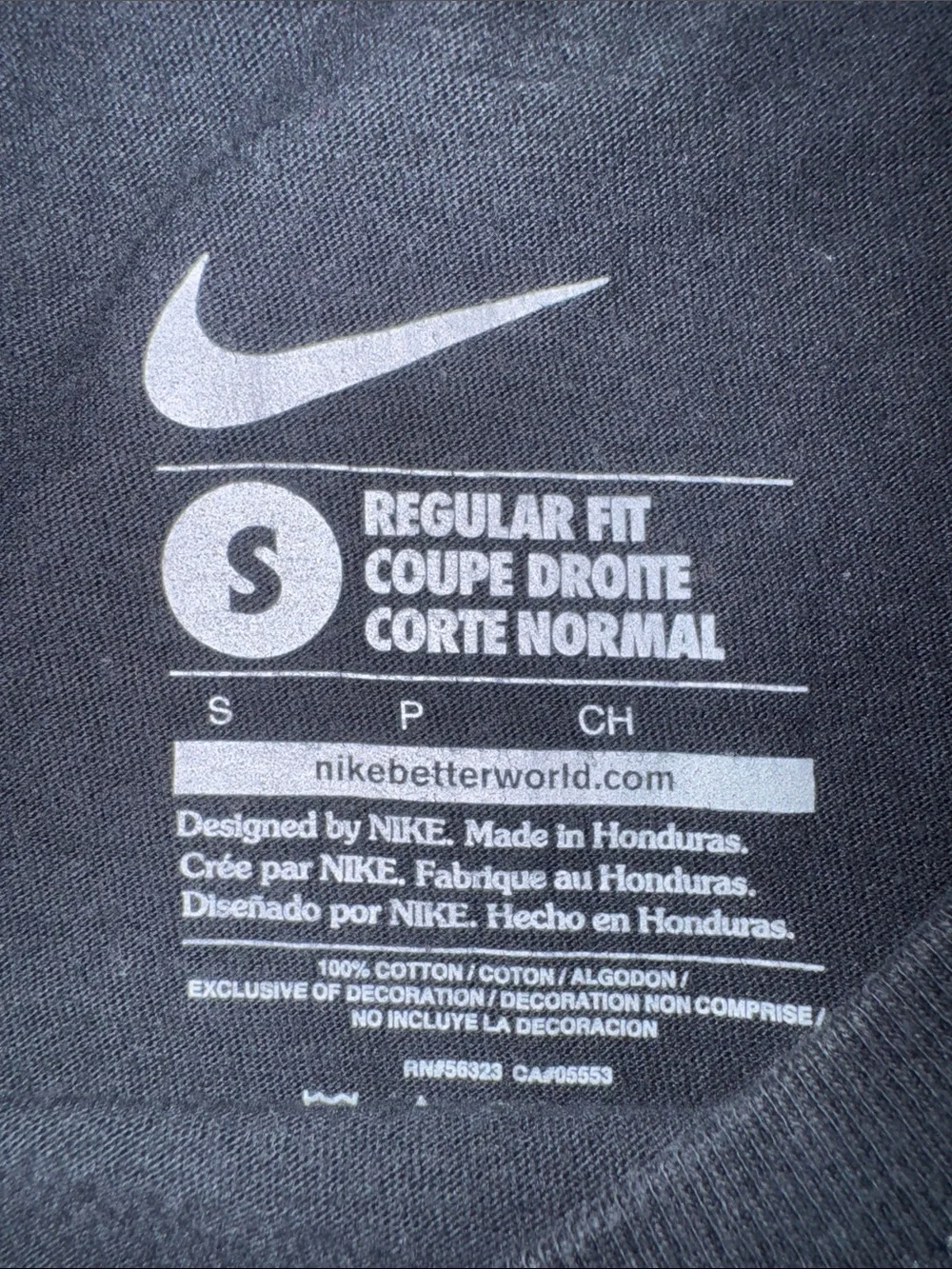 Nike Black Kids Tee with Red 'SOONERS' Graphic
